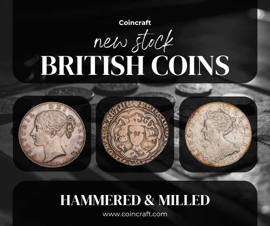 NEW British rare Hammered & Milled Coins - Coincraft